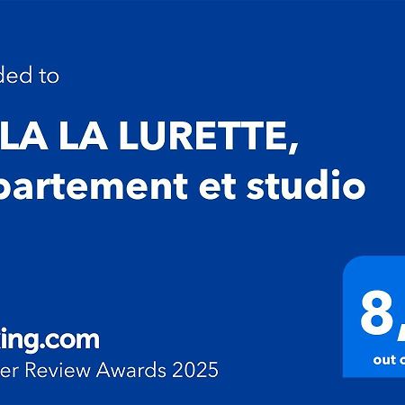 Villa La Lurette, Appartement Et Studio Saint-Etienne-les-Orgues Exterior photo